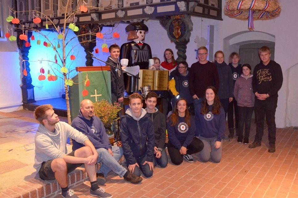 Mitarbeiter-Team am Luthertag.