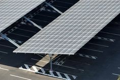 Die Idee, den Großraumparkplatz in der Gildestraße mit einer PV-Anlage zu überdachen, fand bei den Bürgern großen Zuspruch. (Beispielbild)