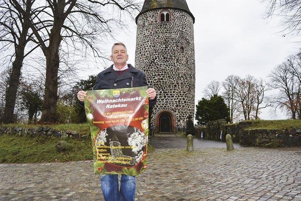 Nach den gut besuchten Veranstaltungen der letzten beiden Jahre lädt der Dorfvorstand Ratekau um Dorfvorsteher Claus Bruhn am Samstag zum nächsten Weihnachtsmarkt vor der Feldsteinkirche ein.