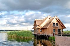 Das Restaurant auf dem Wasser (während einer Baustellenführung aufgenommen). Foto: René Kleinschmidt