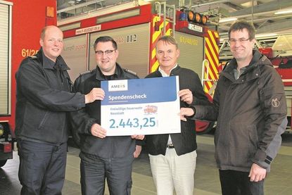 Sebastian Papke, Alexander Wengelewski, Michael Dieckmann und Klaas Raloff (v. lks.).