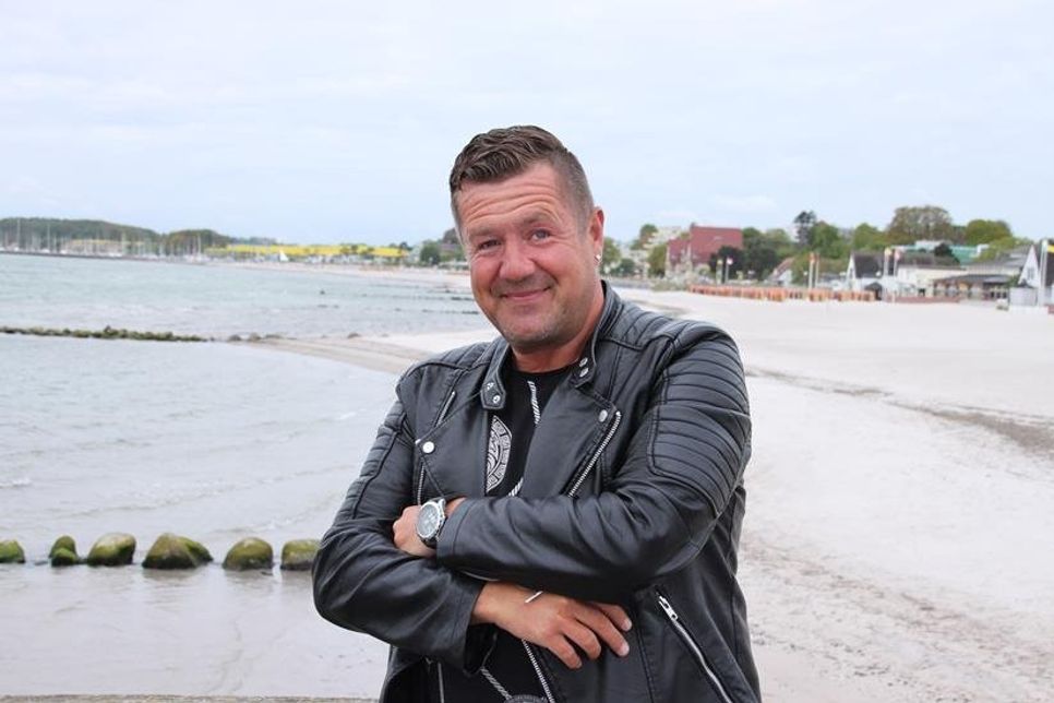 René Zierl kommt zur Zeit täglich nach Grömitz.