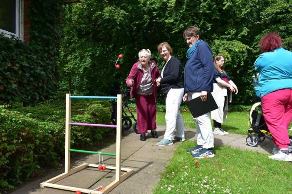 Sommerfest mit EM-Trimm-dich-Pfad.