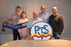 Das neue Präsidium des Traditionsvereins (v.l.): Rolf Möller, Susanne Albert, Olaf Szupryczynski, Sven Erdbrink und Jan Selchow. Auf dem Bild fehlt Jugendleiter Dennis Seidler.
