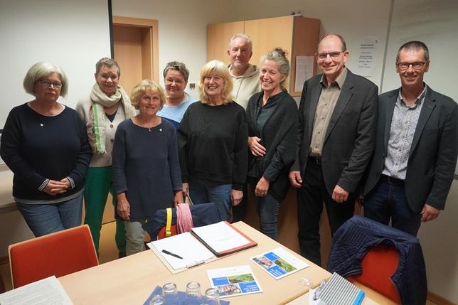Vorstand und Geschäftsführung des Kinderschuttzbundes Ostholstein.