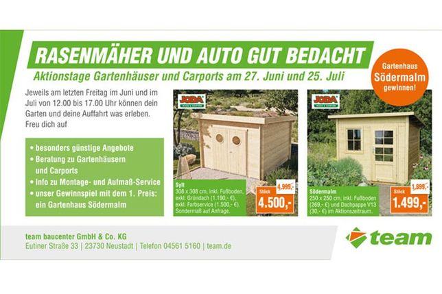 Aktionstag im team Baucenter
