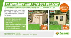 Aktionstag im team Baucenter