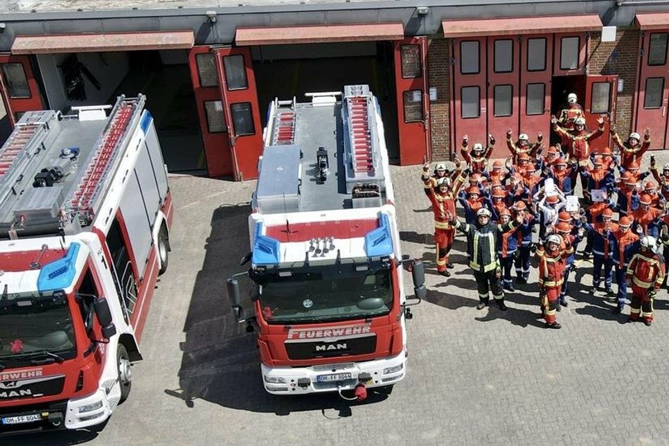 Weitere Kids treten von der Kinderfeuerwehr in die Jugendfeuerwehr über und werden den Nachwuchs der Zukunft sichern.