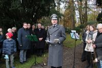 Major Felix Lotzin erinnerte an den Beginn des Zweiten Weltkrieges.