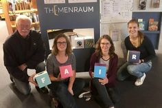 Volker Weber, Britta Hay, Sabine Stryga und Lina Sophie Koop (v.lks.) freuen sich auf die „Faire Woche“. (Foto: Stadtmarketing)