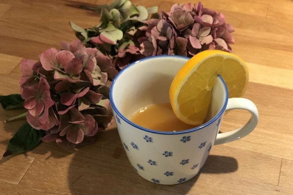 Schmeckt herrlich frisch und fruchtig-lecker. Glüh-Gin mit frischer Orange.