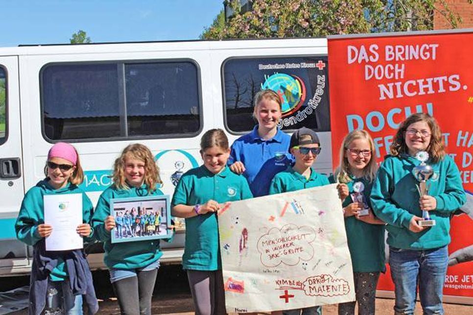 Die Malenter DRK-Jugendgruppe darf beim Landeswettbewerb antreten.