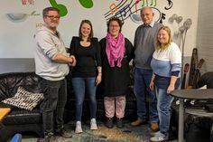 Carsten Wendt, Tina Zupke, Kristin Storm, Rolf-Jürgen Wendt, Miriam Körner (v. lks.).