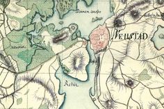 Neustadtkarte aus der „Topographisch Militärischen Charte von Varendorf 1789 bis 1796.