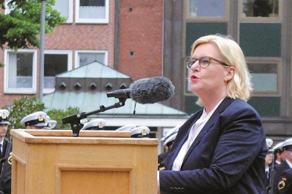 Die Wehrbeauftragte des Deutschen Bundestags, Eva Högl, unterstreicht die besondere Bedeutung öffentlicher Gelöbnisse.