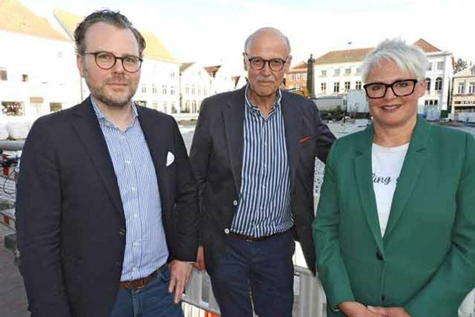 Wieder- bzw. neugewählt im Vorstand der WVE:  Moritz Hinz, Hans-Wilhelm Hagen und Regine Mix.