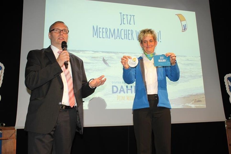 Bürgermeister Harald Behrens und Touristikleiterin Ulrike Dallmann sehen noch reichlich Potenzial für das Ostseebad Dahme.