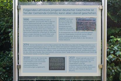 Visualisierung: So soll die neue Aufklärungstafel am Klosterkrug in Cismar aussehen.