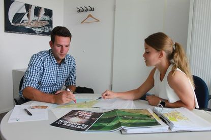 Jan Femerling und Jacqueline Felsmann vom TSG planen schon für das kommende Jahr.
