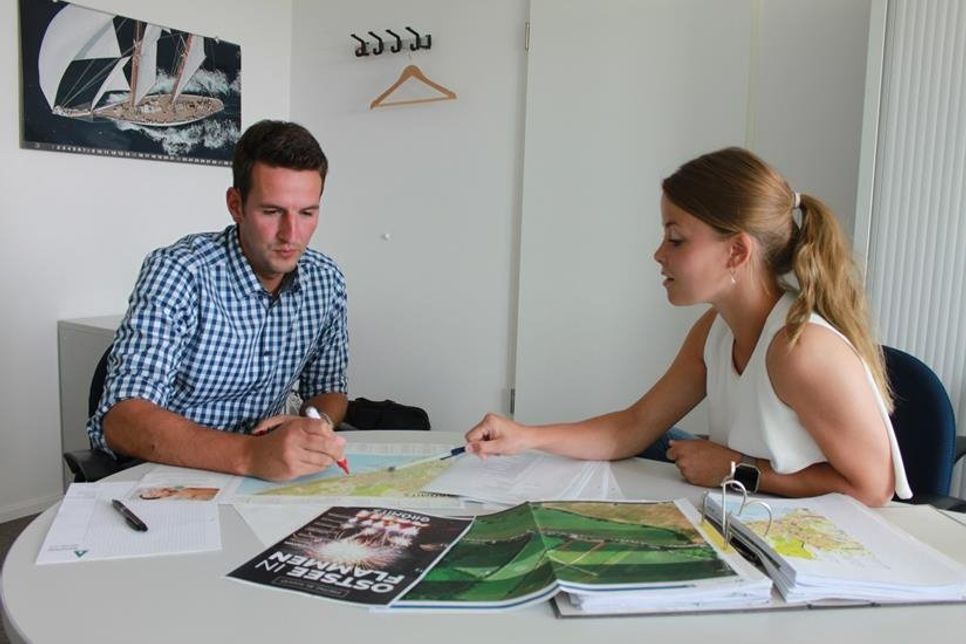 Jan Femerling und Jacqueline Felsmann vom TSG planen schon für das kommende Jahr.