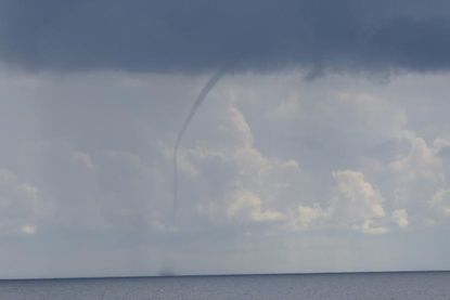 Diesen „Tornado vor Dahme“ hielten Annette und Manfred Kampmann fotografisch fest.
