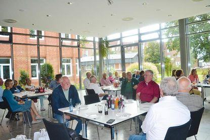 Im Sitzungssaal des Rathauses wurden die Gäste aus dem hohen Norden begrüßt.