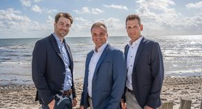 Das MEE(H)R FINANZ-Team (v. lks.): Nils Wilhelm, Geschäftsführer Michael Breuer und Jan-Peter Feldhoff.