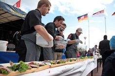 Das längste Fischbrötchen in Grömitz wird auch in diesem Jahr wieder entstehen.
