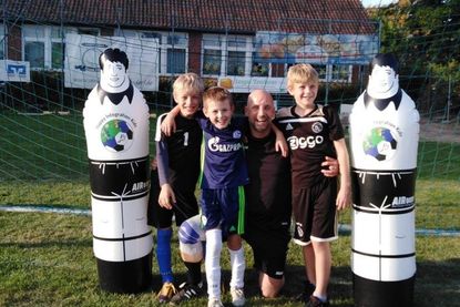 Jochen Bauer sowie die E-Spieler Carlos Klaus, Sten Westphal und Lennard Schröder.