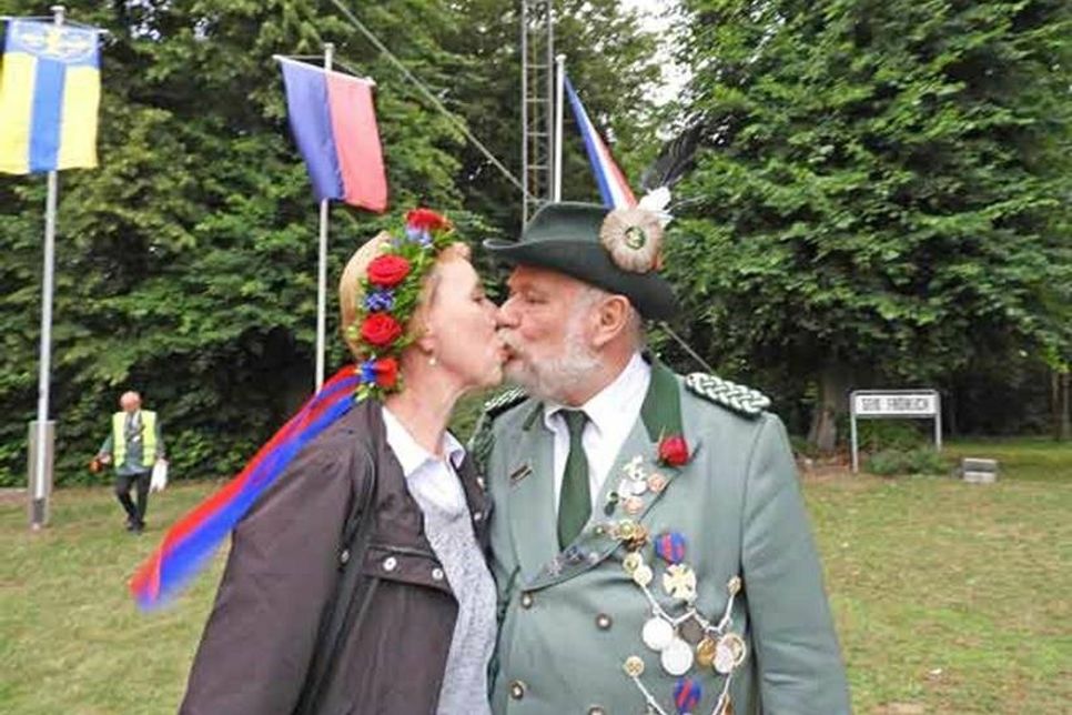 ...und auf den Kleinen König Christoph Müller „Spaßkönig“ mit Königin Tatjana Jedtberg?