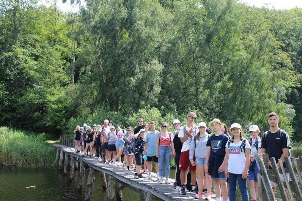 36 Kinder waren bei der 16-tägigen Abenteuerreise dabei.