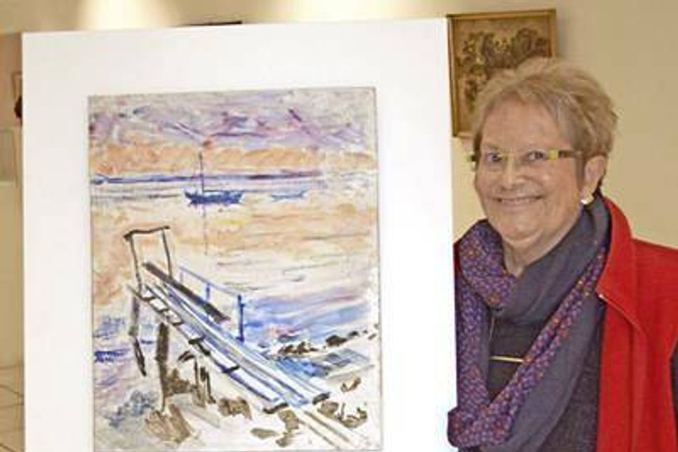 Ursula Baldrich von der Heinrich-Blunck-Stiftung freut sich auf die neue Ausstellung, die vom 2. Dezember bis 19. Februar 2018 im Künstlermuseum Heikendorf zu sehen sein wird.