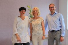 Nicole Behnke, Ina Schneider und Niels Albrecht (v. lks.) sorgen für einen Ausgleich der inneren und äußeren Schönheit.