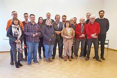 Sehen sich gut aufgestellt für die Kommunalwahl: Die Kandidaten der SPD Bad Schwartau um den Ortsvereinsvorsitzenden Yannick Ashby (r.) und Spitzenkandidat Hans Tylinski (m.).