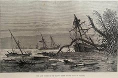 Die Ausstellung „Die Sturmflut A.D. 1872“ zeigt viele Bilder und Zeichnungen des Ereignisses.