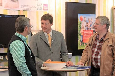 Geschäftsführer Thomas Knop freut sich auf viele Kundengespräche.