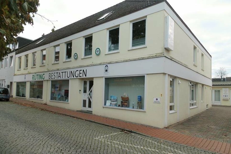 Rüting Bestattungen in der Neustädter Schmiedestraße 5-7.