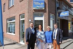 Die Experten für Immobilien und Ferienvermietung: die Geschwister Oliver Grünert und Maureen Degenhardt mit ihren Mitarbeitern, Immobilienfachfrau Astrid Keitsch und Kundenberater Jörg Franke (v. lks.).