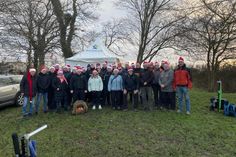 Die Teilnahme am Christmas-Discgolf-Cup ist nur mit Weihnachtsmütze zulässig.