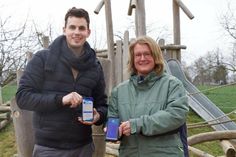 Verwaltungsleiter Jonas Kunde und Kindergartenleiterin Katrin Raabe.