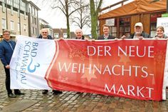 Freuen sich auf den neuen Weihnachtsmarkt Bad Schwartau (v.l.): Bernd Kubsch (Stadt Bad Schwartau), Dietrich Klindwort (Erzgebirgsmarkt, AHG), Rolf Niehuesbernd (Veranstalter Weihnachtsmarkt), Bürgermeister Dr. Uwe Brinkmann, Rolf Kirsten (Zwergenwald), Janika Köhler (Stadt Bad Schwartau). (Foto: ews group)