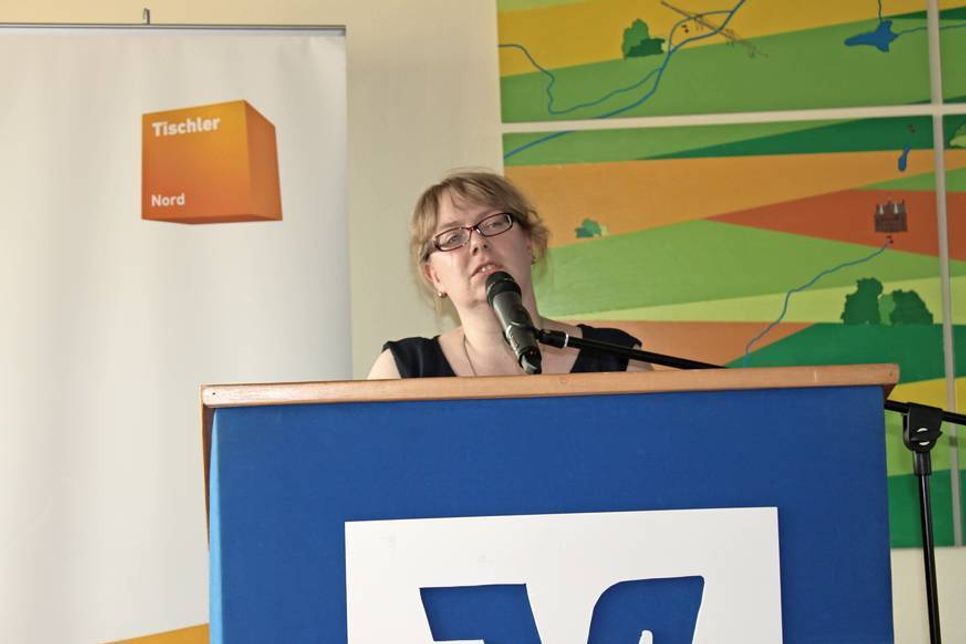 Tanja Schatomski , die Geschäftsführerin der Kreishandwerkerschaft Ostholstein/Plön.
