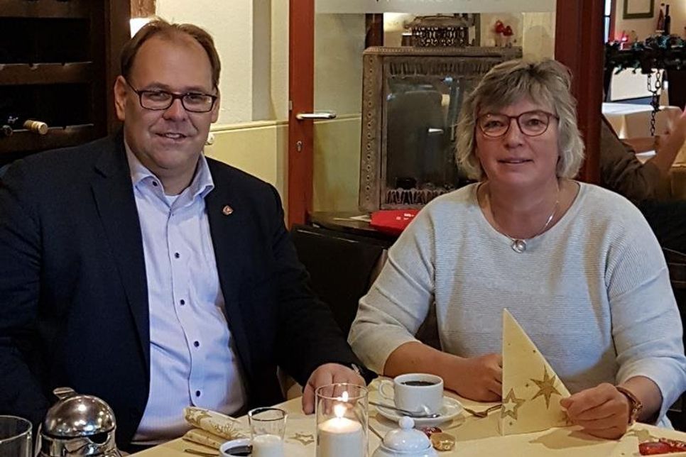 Bürgermeister Mirko Spieckermann war Ehrengast auf der Weihnachtsfeier.