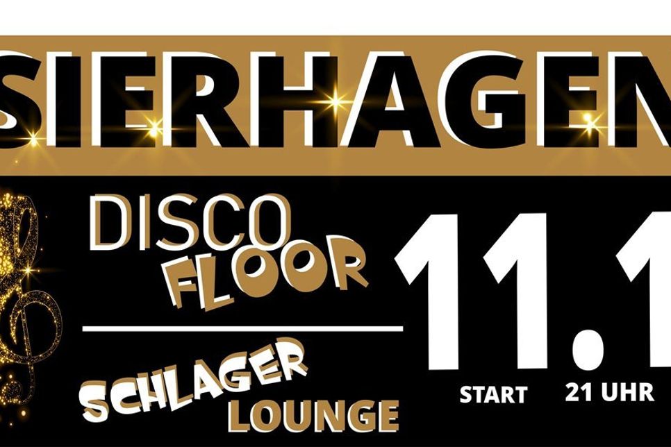 Am Samstag, dem 11. Januar wird in der Festscheune in Sierhagen gefeiert.