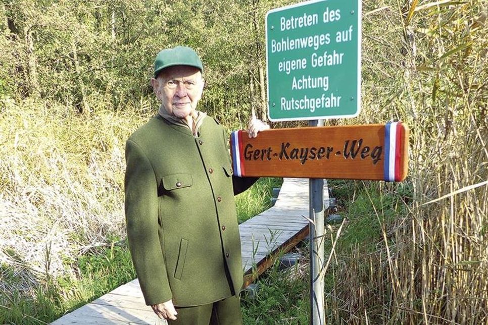 Die Liste seiner Umweltaktivitäten ist schier unendlich: Gert Kayser ist würdiger Preisträger des diesjährigen Umweltpreises. Leider konnte er ihn nicht persönlich entgegen nehmen. (Foto: Umweltbeirat/Archiv)