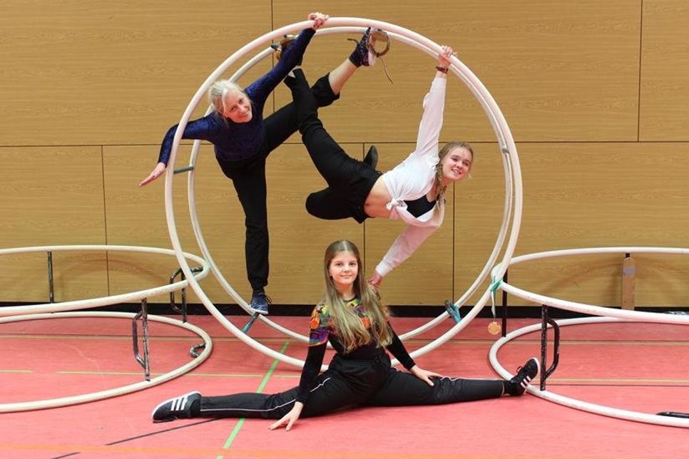 Andra Franz, Svenja Hartmann und Torva Franz (v. lks.).