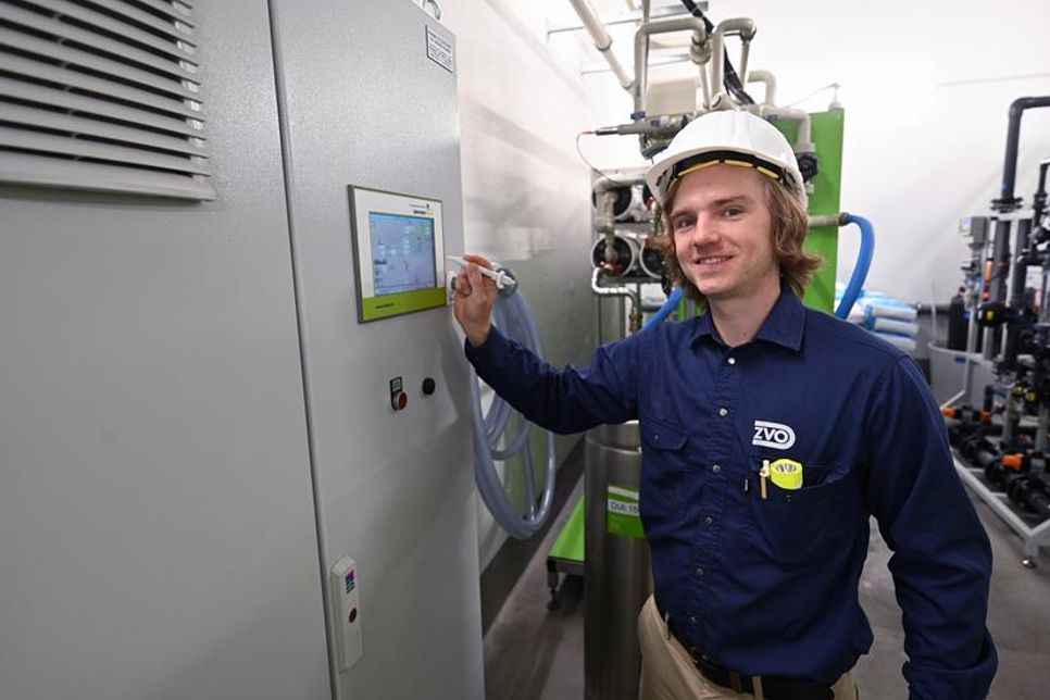 Davide Kirchholtes ist Planungsingenieur im Müllheizkraftwerk.