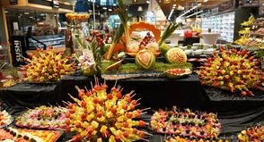 Das Obstbuffet begeisterte nicht nur geschmacklich, sondern auch optisch.