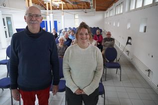 Die Dorfkümmerer aus Kellenhusen: Rentner Diethard Mill und Sozialpädagogin Christine Geppert.