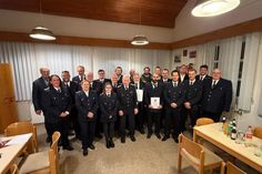 Kameradinnen und Kameraden der Freiwilligen Feuerwehr Roge.